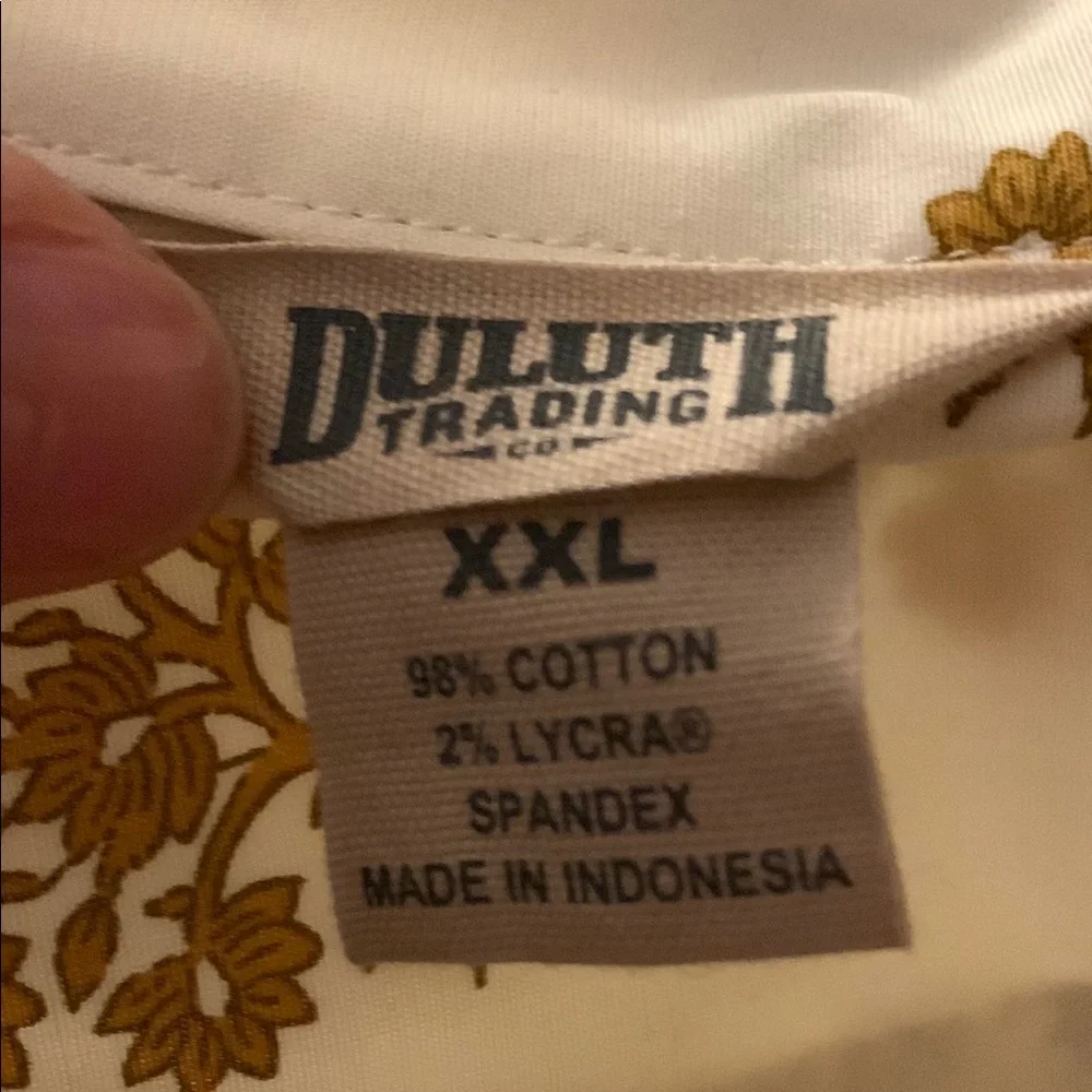 Duluth Trading Co. Women’s Floral Button-Up Shirt size XXL - Picture 2 of 9